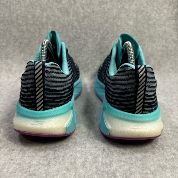 Skechers Go Run Forza 4 Womens Shoes Size 7 Blue Running Sneakers Comfort 128095 - Picture 5 of 9